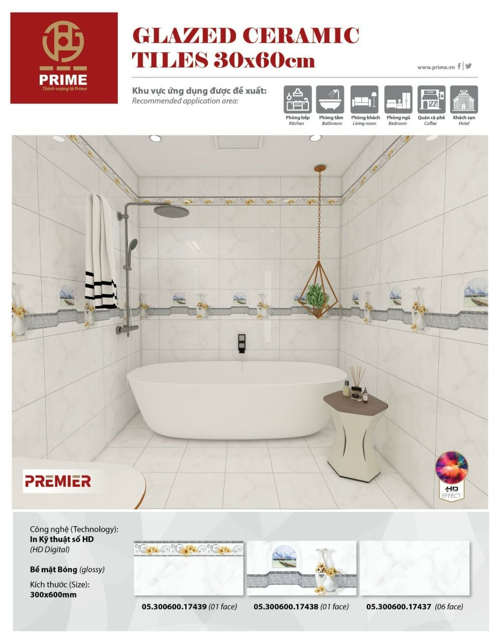Gạch PRIME 7437 – 30x60cm
