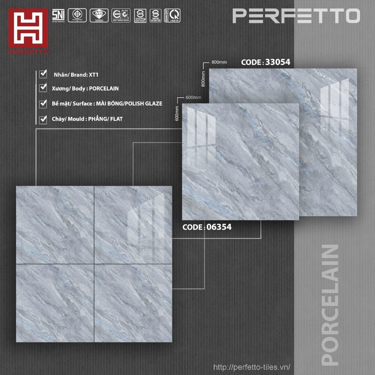 Gạch HM 06354 – 60x60cm