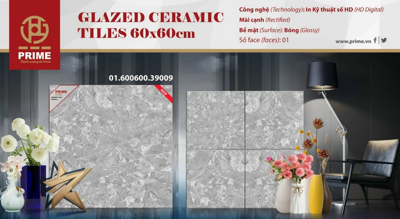 Gạch PRIME 39009 – 60x60cm