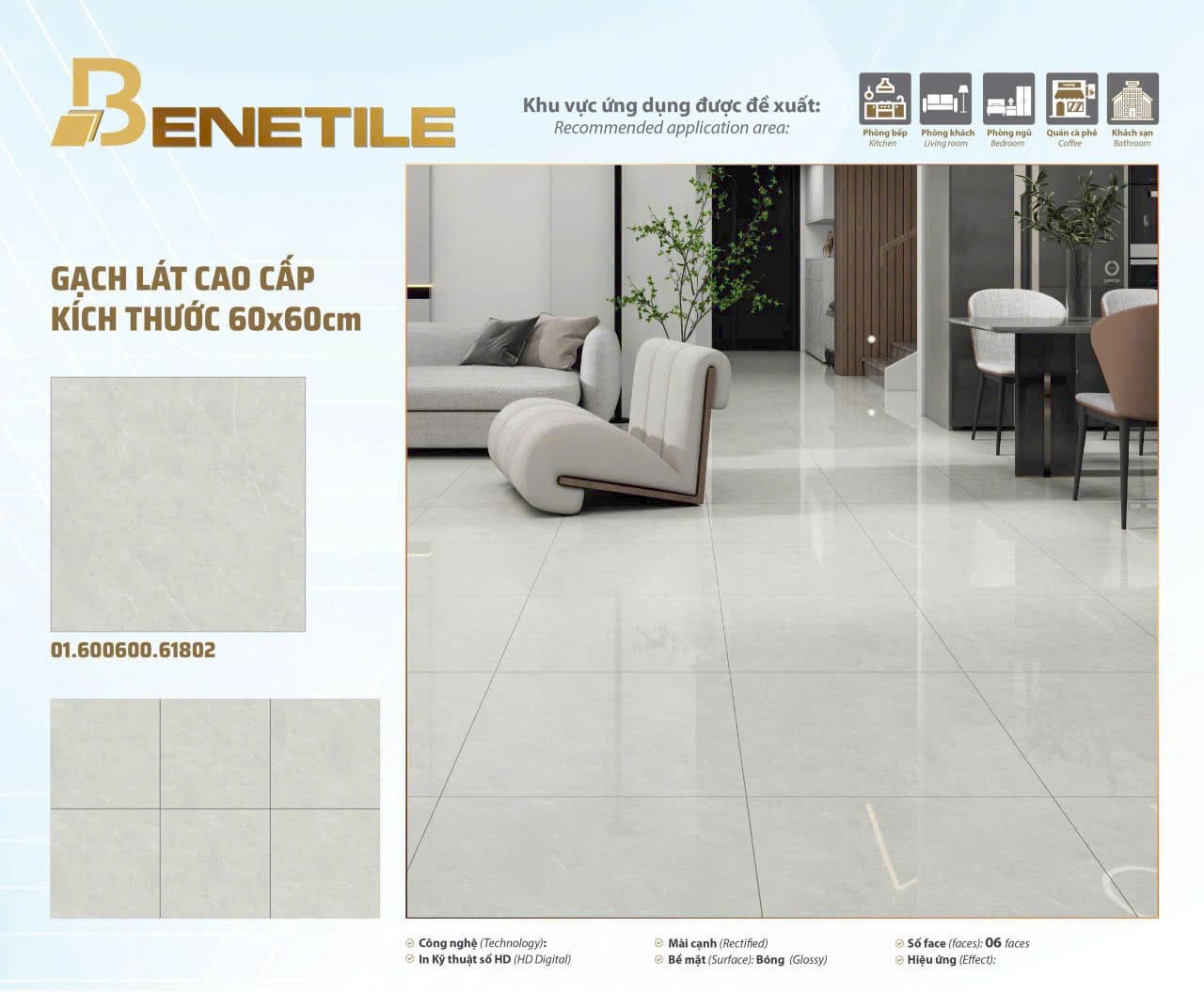 Gạch PRIME 61802 – 60x60cm