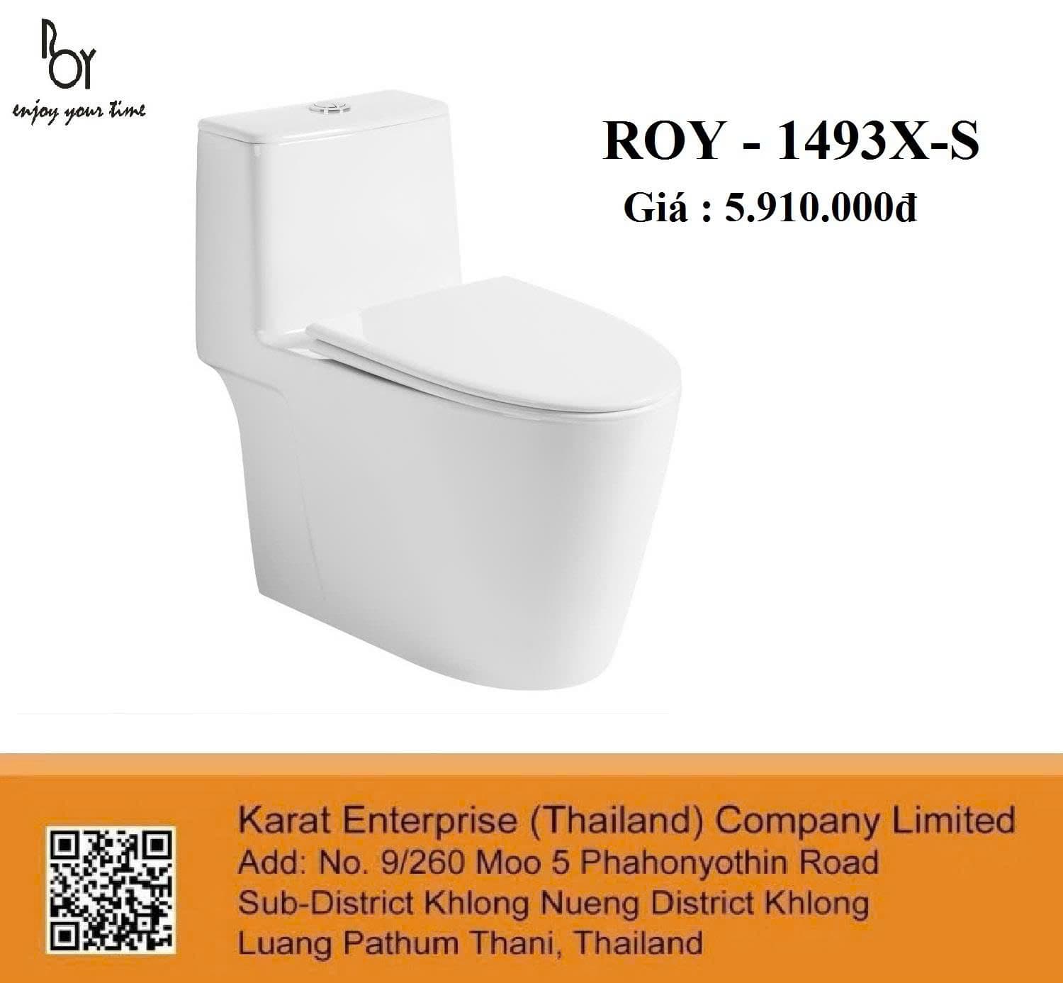 Bồn Cầu Roy Thái Lan – Mẫu 5